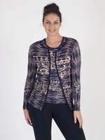Leo & Ugo Printed Knitted Twin set