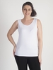 Leo & Ugo White Sleeveless Top