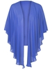 Marine Chiffon Shawl