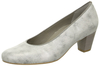 Metallic Grey Mock Snakeskin H Fit Shoe