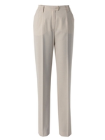 Michele Beige Slim Leg Classic Smart Trouser Regular