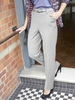 Michele Grey Classic Flannel Trouser Regular