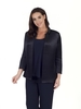 Navy Crush Pleat Jacket