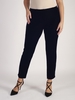 Navy Stretch Velvet Trouser