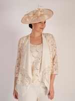 Nude Medium Hatinator With Feather & Quill