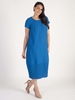 Peacock Fine Trebark Crinkle Dress