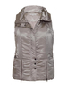 Pearl Padded Zip Detail Gilet