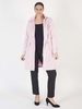Peony Ruched Collar Zip Detail Raincoat