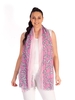 Pink Abstract Branches Scarf