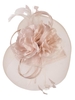Pink Mesh Net Fascinator