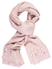 Pink Pearl Pashmina with Diamond Studs