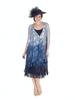 Powder Blue/Navy Ombre Devoree Pixie Coat