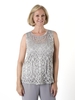 Silver Grey Stretch Lace Camisole
