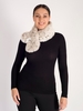 Snow Wolf Faux Fur Scarf