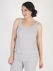 Soft Grey Double Layer Chiffon Camisole