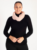 Soft Pink Faux Fur Snood