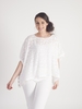 White Pebble Burnout Top