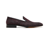 Casanova - Fuxia Stardust Pattern Leather Men Slip On