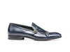 Lapo - Deco crocodile navy double monk
