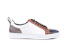 Pietro - Low top sneaker multicolor deco calf white leather