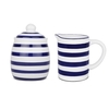 Blue Stripe Cream & Sugar Set
