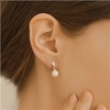 Clip on Earrings with Pearl Drop