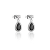 Drop Earrings Black Stone