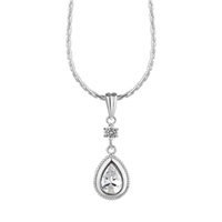 Drop Pendant Clear Stone