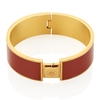 Gold Plated Bangle Red