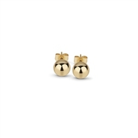 Gold plated Stud Earrings 8mm