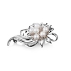 Pearl Cluster Floral Brooch