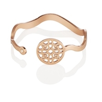 Rose Goldplate Wish Bangle