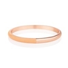 Rose GP Half Enamel Bangle Orange