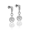 Silver Plated Lotus Stud Earrings