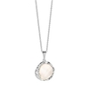 Silver Plated Pendant with Natural Shell Pearl