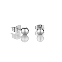 Silver Plated Stud Earring 5mm