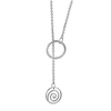 Silver Plated Tara Twist Pendant