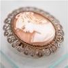 Victorian Cameo Gilt Pendant/Brooch