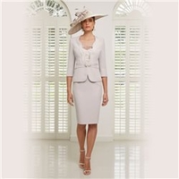991507 Dress And Jacket Taupe