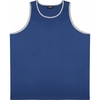 Espionage Mens Big Size Contrast Trim Sports Cotton Vest Colour: DARK
