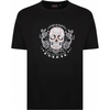 Espionage Mens Big Size Crew Neck Santa Muerte Skull TShirt Size: 3XL, 