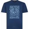 Espionage Mens Big Size Music Theme Cotton Crew Neck T Shirt Colour: B