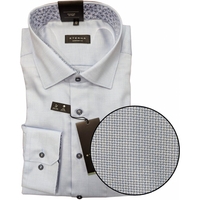 Eterna Mode Eterna Mens Big Size Micro Check Cotton Comfort Fit Long S