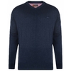 Kam V Neck Sweater Colour: DENIM,  Size: 3XL