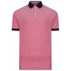 Peter Gribby Mens Big Size Contrast Collar Plain Cotton Pique Polo Col