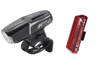 Moon Meteor-X Pro and Comet X front and rear cycle light set