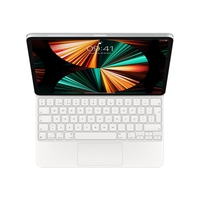 Apple Magic Keyboard - Keyboard and folio case - with trackpad - backlit - Apple Smart connector - QWERTY - UK - white -