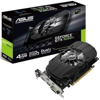 Asus Phoenix GTX1050 Ti 4GB DDR5 PCIe3 DVI HDMI DP 1392MHz Clock Compact Design