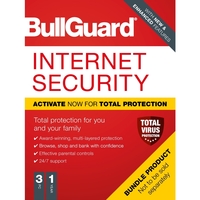 BullGuard - Anti-virus & Internet Security - 3 Windows Only Devices - 12 Month Subscription