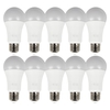 electriQ Smart dimmable colour Wifi Bulb with E27 screw ending - Alexa & Google Home compatible - 10 Pack